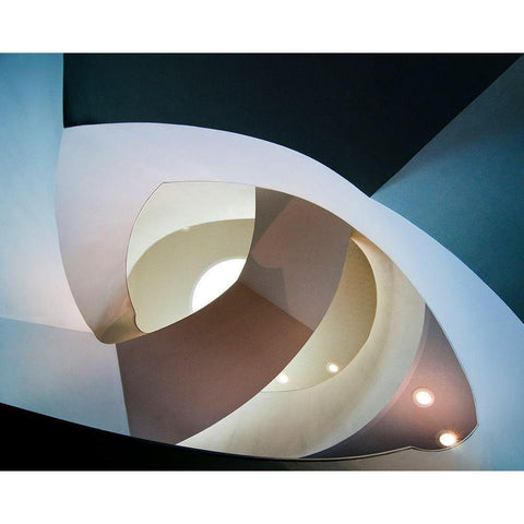 Top Light Black Modern Wood Framed Art Print by Van Maastricht, Henk