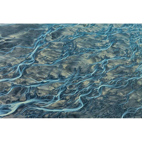 #3 Veins Of The Earth White Modern Wood Framed Art Print by Svoboda Mqep, Peter