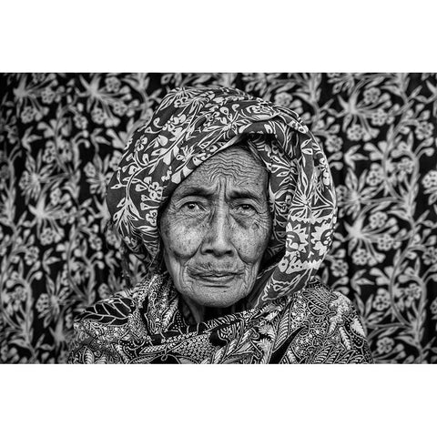 Patterns Of Life Black Modern Wood Framed Art Print by Daske, Frank