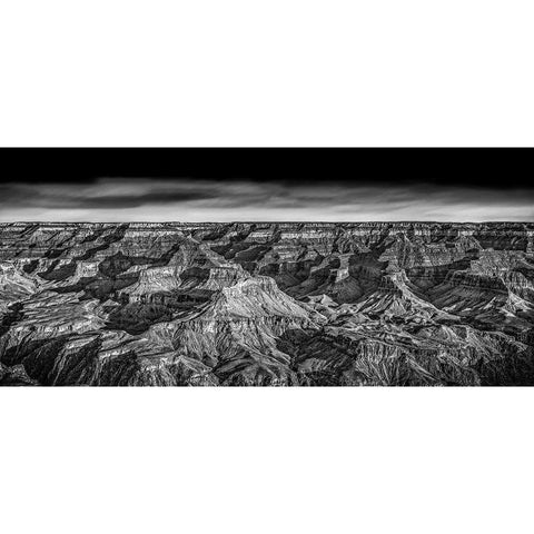 Grand Canyon Black Modern Wood Framed Art Print by Cypel, Kirk