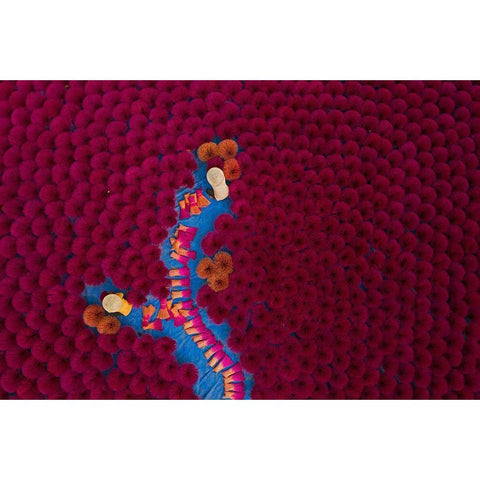 Working Incense White Modern Wood Framed Art Print by Khan Ronnie, Azim