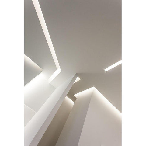 Gorges Black Modern Wood Framed Art Print by Guyot, Michel