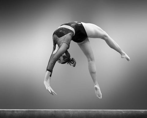 Arch Black Ornate Wood Framed Art Print with Double Matting by Li, Rob