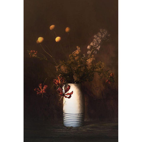 Foggy Memory Of The Past 3 Gold Ornate Wood Framed Art Print with Double Matting by Dingemans, Saskia