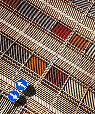 Wooden Windows Black Ornate Wood Framed Art Print with Double Matting by Buczkowski, Tomasz