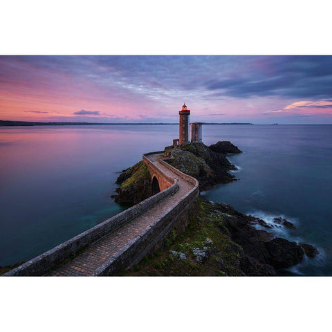 Petit Minou Black Modern Wood Framed Art Print with Double Matting by Galimberti, Marco