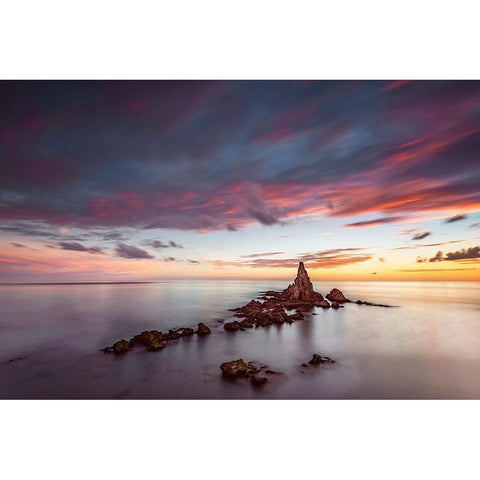 Peace White Modern Wood Framed Art Print by Jose Guillen, Manuel