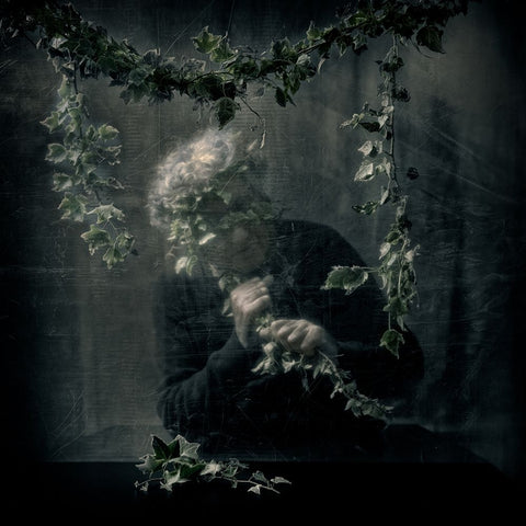 Caught White Modern Wood Framed Art Print with Double Matting by Guarino, Vito