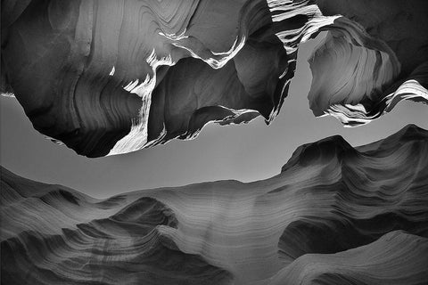 The Upper Exit Black Ornate Wood Framed Art Print with Double Matting by Kravanja, Jure