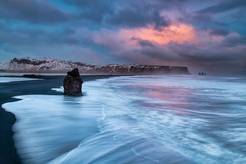 A Colourful Storm Black Ornate Wood Framed Art Print with Double Matting by Ruoppolo, Luigi