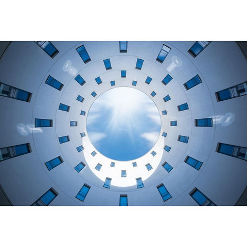 Nsn Black Modern Wood Framed Art Print with Double Matting by Kreiten, Mike