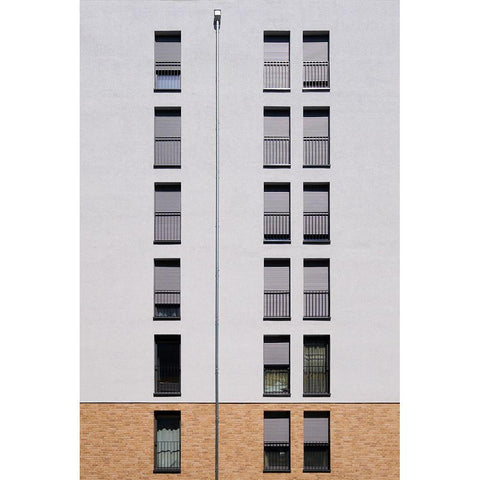 6 + 12 Black Modern Wood Framed Art Print with Double Matting by Endermann, Rolf