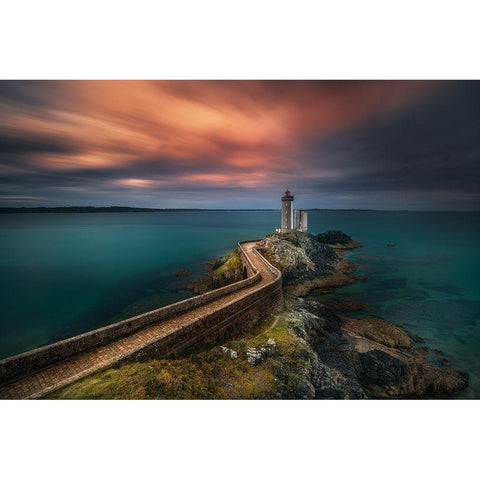 Untitled Black Modern Wood Framed Art Print by Rojek, Tomasz