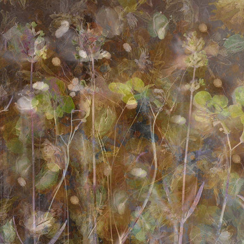 Summer Pastel Gold Ornate Wood Framed Art Print with Double Matting by Dingemans, Saskia