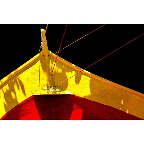 Boat - V Gold Ornate Wood Framed Art Print with Double Matting by Wood, Carlos