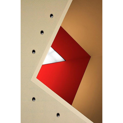 Open Angle White Modern Wood Framed Art Print by Buczkowski, Tomasz