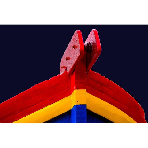 Boat - Xl Black Modern Wood Framed Art Print by Wood, Carlos