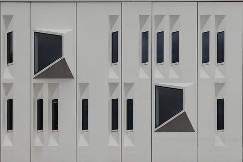 Special Windows Black Ornate Wood Framed Art Print with Double Matting by Luycx, Theo