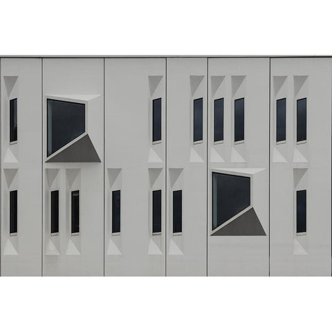 Special Windows Black Modern Wood Framed Art Print with Double Matting by Luycx, Theo