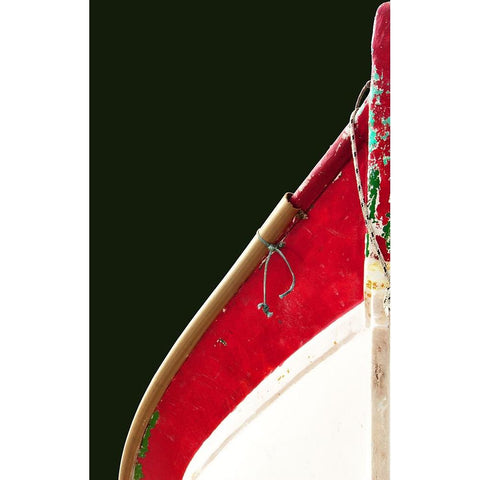 Boat - Xlvi Black Modern Wood Framed Art Print by Wood, Carlos