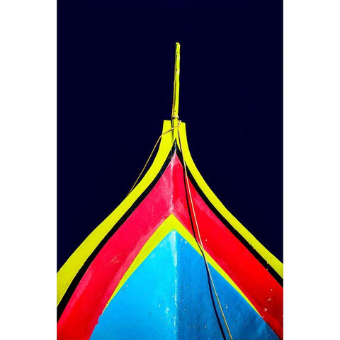 Boat - Xlviii Gold Ornate Wood Framed Art Print with Double Matting by Wood, Carlos