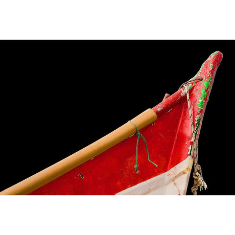 Boat - L Black Modern Wood Framed Art Print by Wood, Carlos