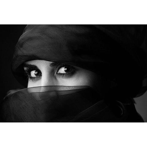 Untitled Black Modern Wood Framed Art Print by Mokhtari, Mehdi