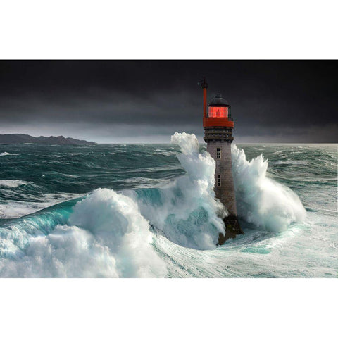 Alex Anger Black Modern Wood Framed Art Print by Bacus, Pierre