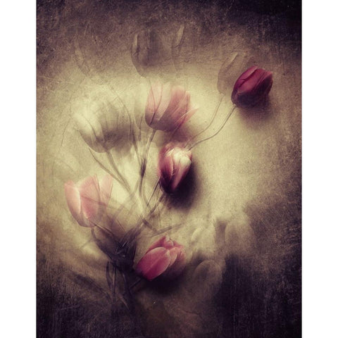 Love Will Be There Black Modern Wood Framed Art Print by Lagaa, Kahar