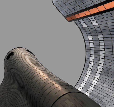 Untitled Black Ornate Wood Framed Art Print with Double Matting by Buczkowski, Tomasz