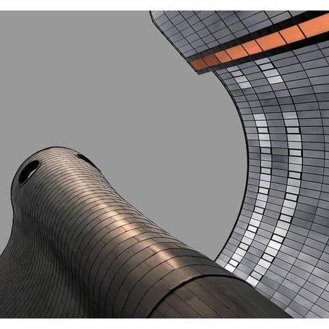 Untitled Black Modern Wood Framed Art Print by Buczkowski, Tomasz