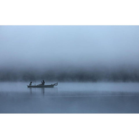 Best Companion Black Modern Wood Framed Art Print with Double Matting by Hermann, Uschi