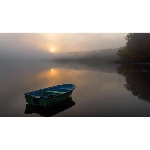 The Power Of Calm. Gold Ornate Wood Framed Art Print with Double Matting by Kowalczyk, Slawomir