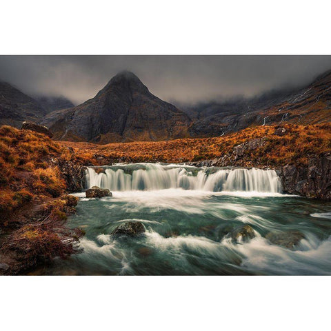 Visions Of Scotland I Black Modern Wood Framed Art Print with Double Matting by Popan, Adrian