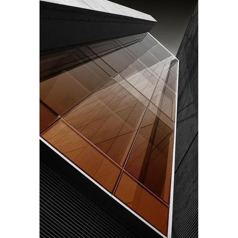 Reflection Black Modern Wood Framed Art Print by Endermann, Rolf