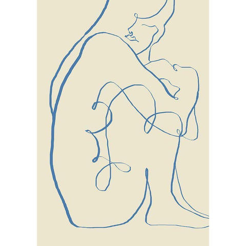 Sitting Grand White Modern Wood Framed Art Print by 1x Studio II