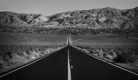 Ruta White Modern Wood Framed Art Print with Double Matting by Labagnara, Roxana