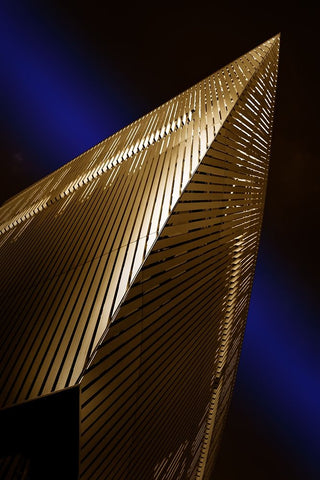 Conference White Modern Wood Framed Art Print with Double Matting by Huybrighs, Marc