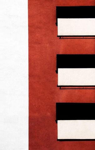 Untitled Black Ornate Wood Framed Art Print with Double Matting by Niemiec, Anna