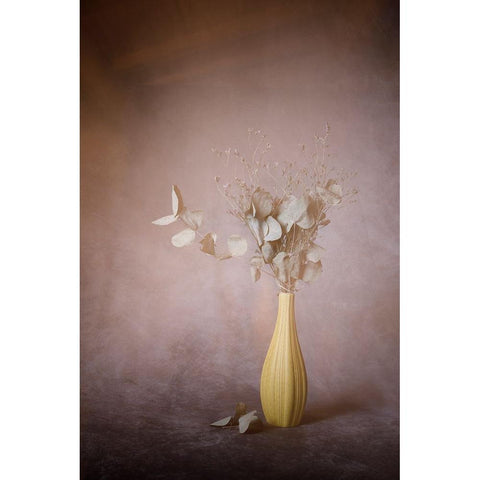 Every Morning Of World Gold Ornate Wood Framed Art Print with Double Matting by Benezech, Martine