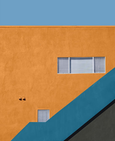 Condo White Modern Wood Framed Art Print with Double Matting by Labagnara, Roxana