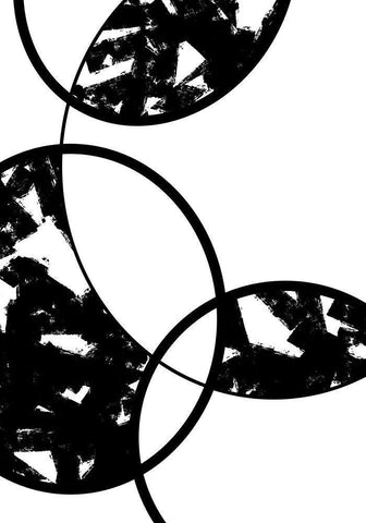 Bubbles Black Ornate Wood Framed Art Print with Double Matting by 1x Studio II