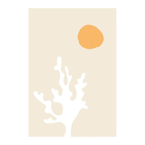 Seaweed in the Sun Black Modern Wood Framed Art Print by 1x Studio II