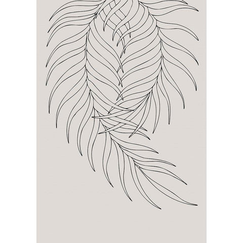 Leaf Frilly Pair Gold Ornate Wood Framed Art Print with Double Matting by 1x Studio II