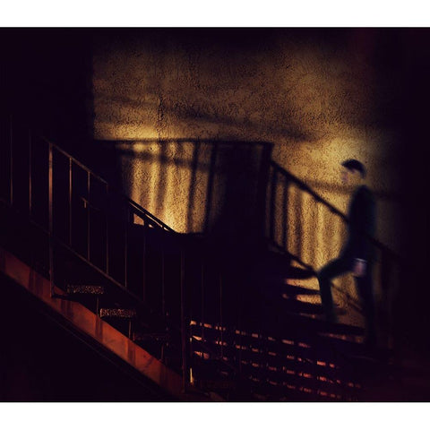 Friday 5 Pm Gold Ornate Wood Framed Art Print with Double Matting by Labagnara, Roxana