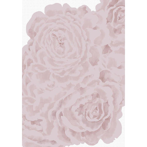 Bed of Roses Black Modern Wood Framed Art Print by 1x Studio II