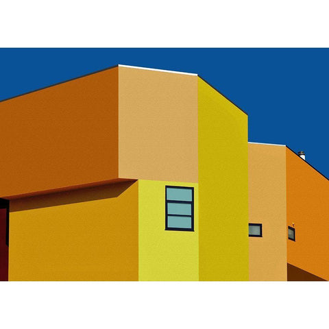 Urban Texture - Venice-Los Angeles-California Gold Ornate Wood Framed Art Print with Double Matting by Orbach, Arnon