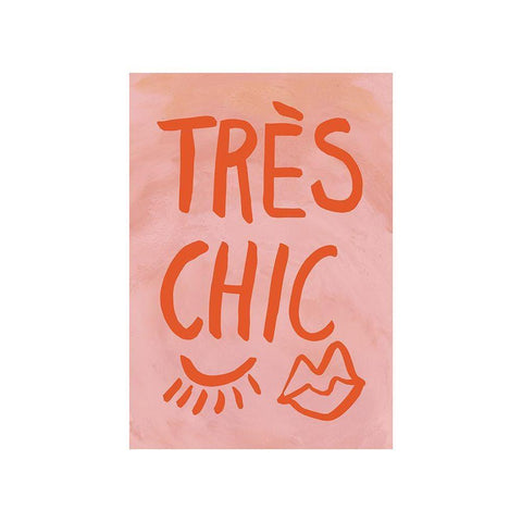 Traus Chic Pink Frame Black Modern Wood Framed Art Print with Double Matting by 1x Studio