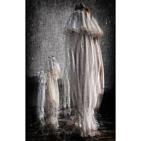 Ghosts Of Summer Black Modern Wood Framed Art Print with Double Matting by Corte, Raffaele