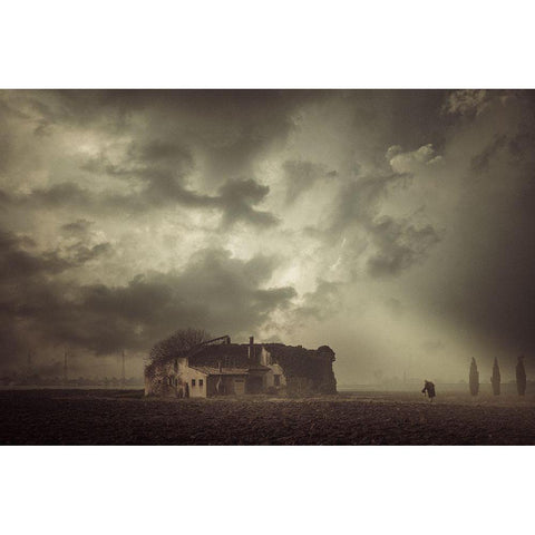 Remember Gold Ornate Wood Framed Art Print with Double Matting by Fraccaroli, Andrea